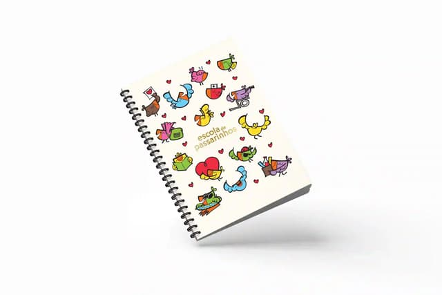 Caderno sem pauta